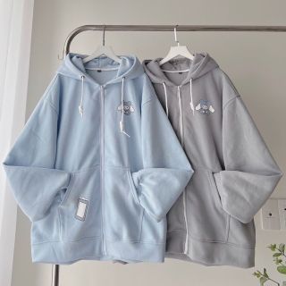 Áo Khoác Dây Kéo Form Rộng Nam Nữ ICON CỪU