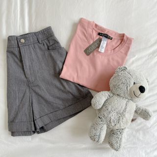 Quần Short Ống Rộng AGE2X Lưng Cao Vải Kaki Cotton Thời Trang Hàn Quốc Năng Động Cho Nữ