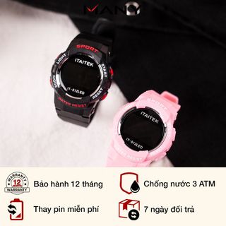 "Đồng hồ điện tử thể thao cho bé ITAITEK 512 - Đồng hồ Led trẻ em bé trai bé gái năng động chống thấm nước MANY " giá sỉ