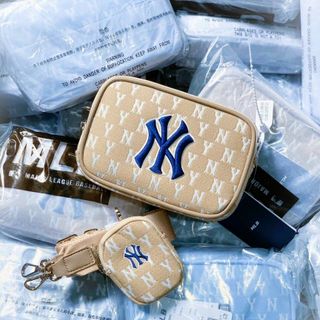 Túi xách MLB 2 ngăn kèm ví nhỏ size 18