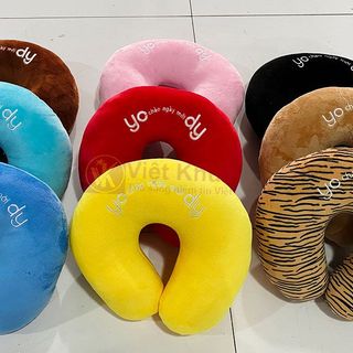 Gối chữ U thêu logo "Yody - Chào Ngày Mới"
