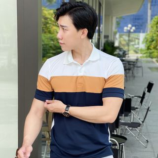POLO, ÁO POLO NAM, ÁO THUN NAM PHỐI MÀU LỊCH LÃM P99