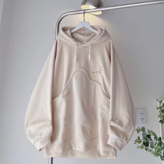 Áo Hoodie Form Rộng Nam Nữ HOUSE logo thêu túi to bự