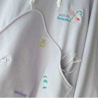 Áo Hoodie Form Rộng Nam Nữ HOUSE logo thêu túi to bự
