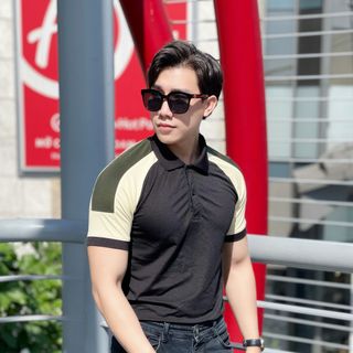POLO NAM, ÁO POLO NAM, THUN CỔ TRỤ, POLO PHỐI MÀU P103