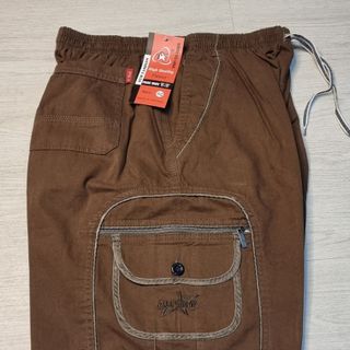 [LỤA VIỀN] Quần Short Nam Kaki Lụa Viền Túi Hộp Lưng Thun Co Giãn From Rộng Thoải Mái Có Túi Khóa Kéo