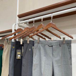 Quần short âu nam cao cấp, quần vải ngố nam thêu logo đặc biệt