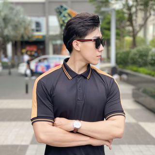 ÁO THUN NAM VẢI CÁ SẤU, ÁO POLO NAM, ÁO THUN NAM CỔ BẺ P140