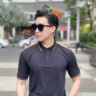 ÁO THUN NAM VẢI CÁ SẤU, ÁO POLO NAM, ÁO THUN NAM CỔ BẺ P140