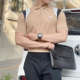 ÁO POLO NAM, ÁO THUN NAM, ÁO CỔ BẺ VẢI CÁ SẤU THÊU LOGO P146
