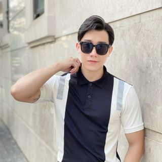 ÁO THUN NAM, ÁO CỔ BẺ, ÁO THUN TRỤ VẢI CÁ SẤU P156