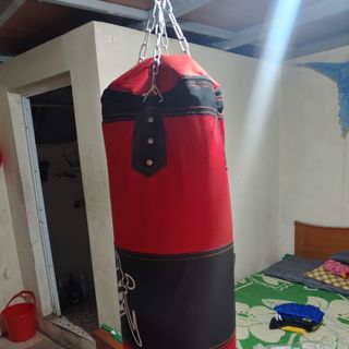 Bao đấm 1m nhồi vẵn và 1 bao da