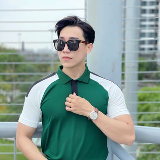 ÁO THUN NAM , ÁO THUN CỔ BẺ, POLO, ÁO POLO NAM, POLO NAM PHỐI P153