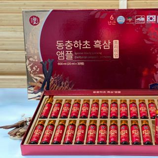 Tinh chất hắc sâm đông trùng Ginseng King 30 ống x 20ml