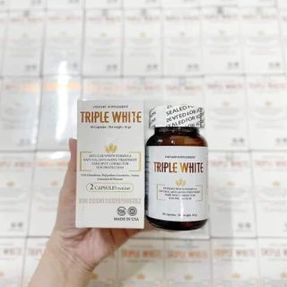 Viên uống Triple White chống nắng trắng da trị nám Glutathione 1200 mg (Hàng Mỹ) giá sỉ