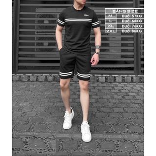 Bộ Thể Thao Nam Cộc Tay, Bộ Cộc Nam Mùa Hè Phối Màu Cao Cấp