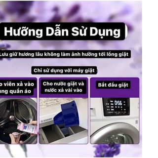 Viên Xả Thơm Quần Áo Nội Địa Trung, Hạt Xả Thơm Làm Mềm Vải, Lưu Hương Tới 72 Giờ HA038