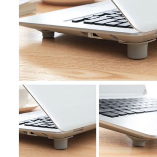 Sét 4 Nút Silicon Kê Chân Laptop, Bộ 4 Chân Tản Nhiệt LapTop, Chống Trơn Trượt, Thiết Kế Nhỏ Gọn HA024