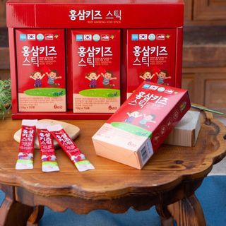 Nước Hồng Sâm Baby DREAM Hàn Quốc Hộp 30 Gói  x 10g cho bé thấp còi, biếng ăn,đề kháng  yếu ( Red Ginseng Kids Stick)