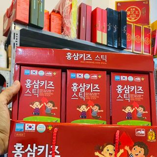 Nước Hồng Sâm Baby DREAM Hàn Quốc Hộp 30 Gói  x 10g cho bé thấp còi, biếng ăn,đề kháng  yếu ( Red Ginseng Kids Stick)