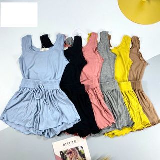 Set đồ ngủ nữ 3 lỗ viền bèo