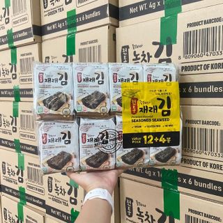 [lốc 16 Gói] Rong Biển Sấy Khô Tẩm Gia Vị Thượng Hạng Hàn Quốc - Dream
