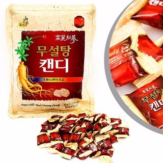 Kẹo sâm Không Đường TRẮNG Hàn Quốc - Bịch 500g -THƯỢNG HẠN