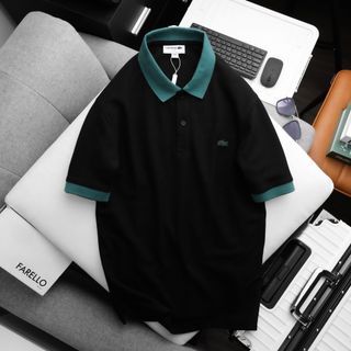 Áo thun polo nam cao cấp, áo có cổ nam, chất ải xuất dư, mịn đẹp dày dặn. Sờ vải là thích. Logo thêu sắc nét. Phối cổ jeans lạ mắt - size từ 55kg - 85kg