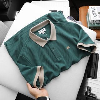 Áo thun polo nam cao cấp, áo có cổ nam, chất ải xuất dư, mịn đẹp dày dặn. Sờ vải là thích. Logo thêu sắc nét. Phối cổ jeans lạ mắt - size từ 55kg - 85kg
