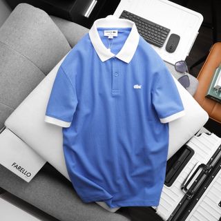 Áo thun polo nam cao cấp, áo có cổ nam, chất ải xuất dư, mịn đẹp dày dặn. Sờ vải là thích. Logo thêu sắc nét. Phối cổ jeans lạ mắt - size từ 55kg - 85kg