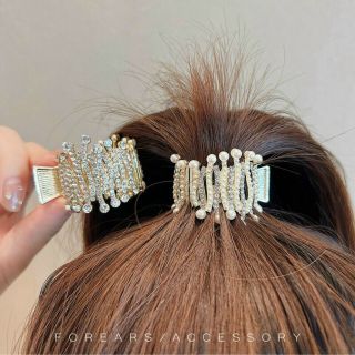 Gắp tóc thời trang phong cách