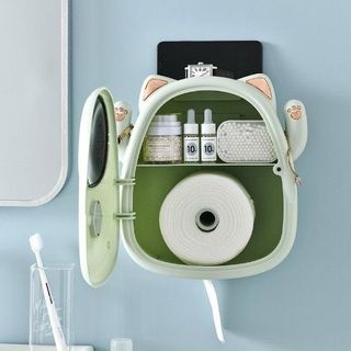 Hộp Đựng Giấy Mèo Thần Tài