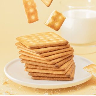 Bánh quy lạt Soda Cracker ăn kiêng healthy Thái Lan 400g, ăn vặt phù hợp người tiểu đường