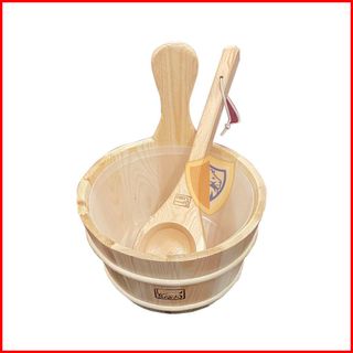 Bộ xô gáo gỗ phòng xông hơi khô