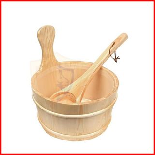 Bộ xô gáo gỗ phòng xông hơi khô