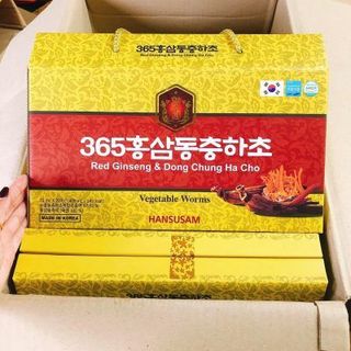 Nước Hồng Sâm Đông Trùng Hạ Thảo 365 HANSUSAM (70ml x20 gói)