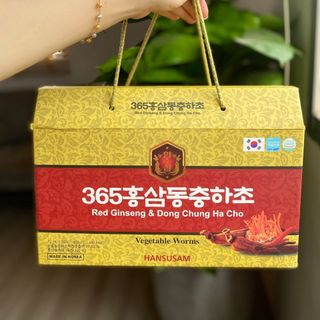 Nước Hồng Sâm Đông Trùng Hạ Thảo 365 HANSUSAM (70ml x20 gói)