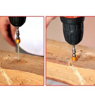 Đầu bắn vít nam châm, mũi bắt vít có đầu nam châm trợ lực chống trượt, đồ làm mộc