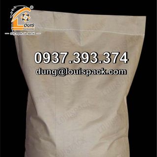 Bao giấy Kraft đựng 25kg bột mì, bột thực phẩm, bột hoá chất