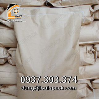 Bao giấy Kraft đựng 25kg bột mì, bột thực phẩm, bột hoá chất
