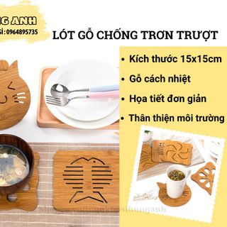 Lót Nồi Bằng Gỗ Giá Sỉ Chịu Nhiệt Tốt HA085 giá sỉ