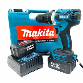 Máy khoan pin Makita 199v cầm tay, pin 10 cell, động cơ không chổi than, 100% dây đồng