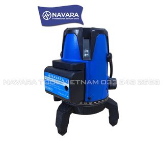 Máy cân mực NAVARA 601 laser 5 tia xanh bóng LED siêu sáng Có kèm chân