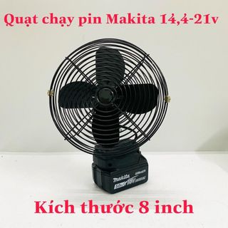 Quạt chạy pin Makita dùng pin phổ thông Makita 14,4v - 21v