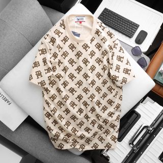 Áo thun cổ tròn nam, áo phông cotton nam cao cấp, chất cotton 4c cao cấp xịn , đường may tỉ mỉ. Logo in công nghệ mới chống bong tróc - size từ 55kg - 85kg