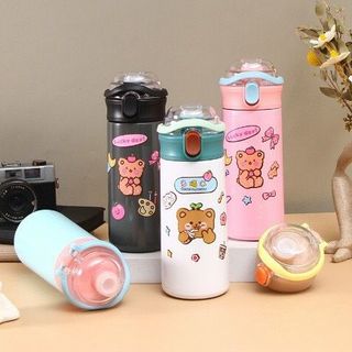 Bình Nước Inox Hình Gấu 500ml