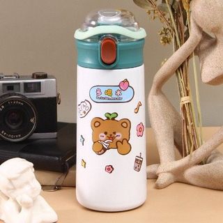 Bình Nước Inox Hình Gấu 500ml