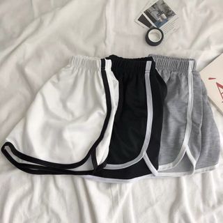 Quần đùi nữ, quần short viền đùi mặc ở nhà, đi thể dục