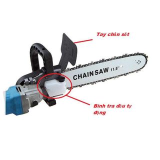 Lưỡi cưa xích gắn máy mài CHAINSAW tra dầu tự động