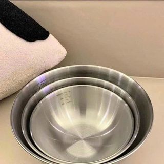 Bộ 3 Âu trộn inox